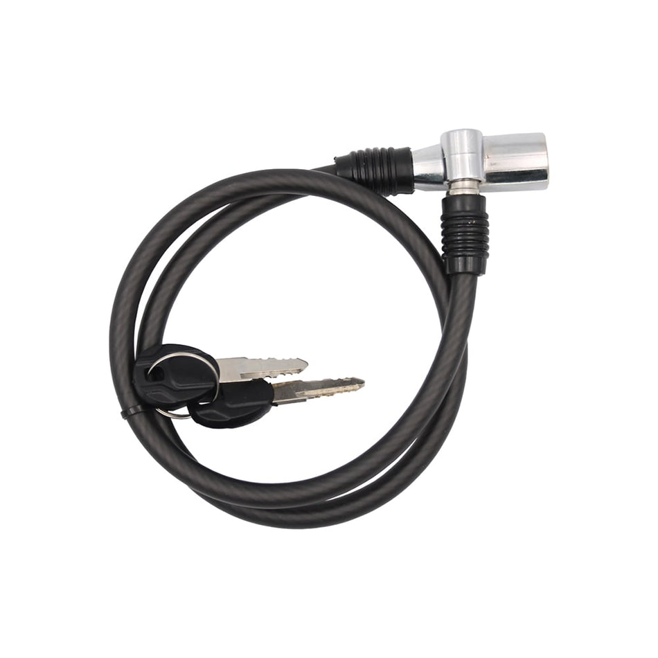 Spiral Lock Diameter: 8mm x Length: 1200mm Black