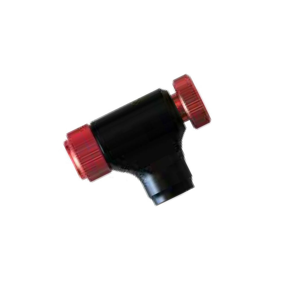 Dozownik CO2 anodowany aluminium 6063 - regulowany czarny