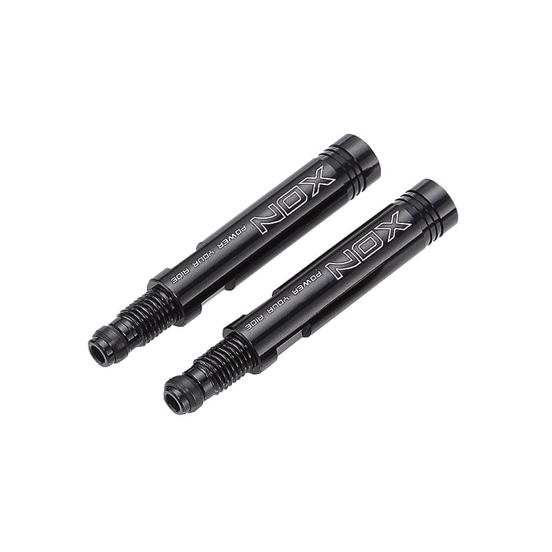 Valve Extension Length: 30mm CNC Aluminum 6061 Black (2 Pieces)