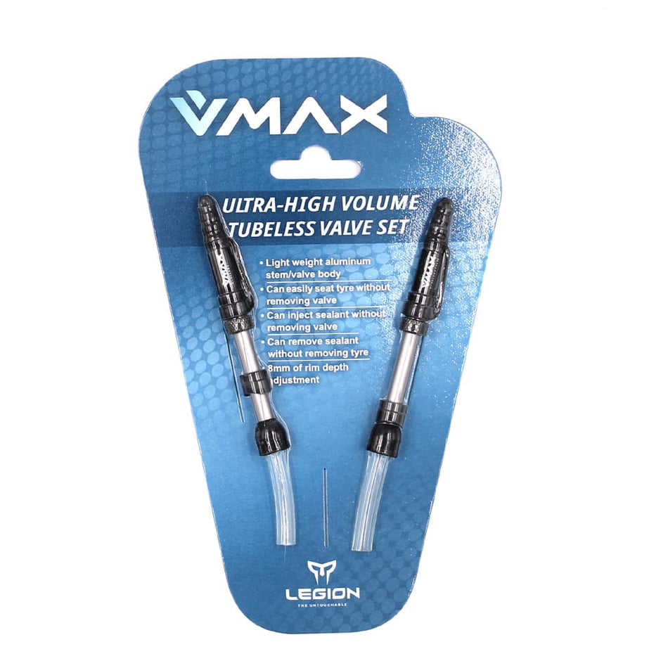 Zawór bezdętkowy V-MAX Długość: 13-21mm z aluminium (2 sztuki)