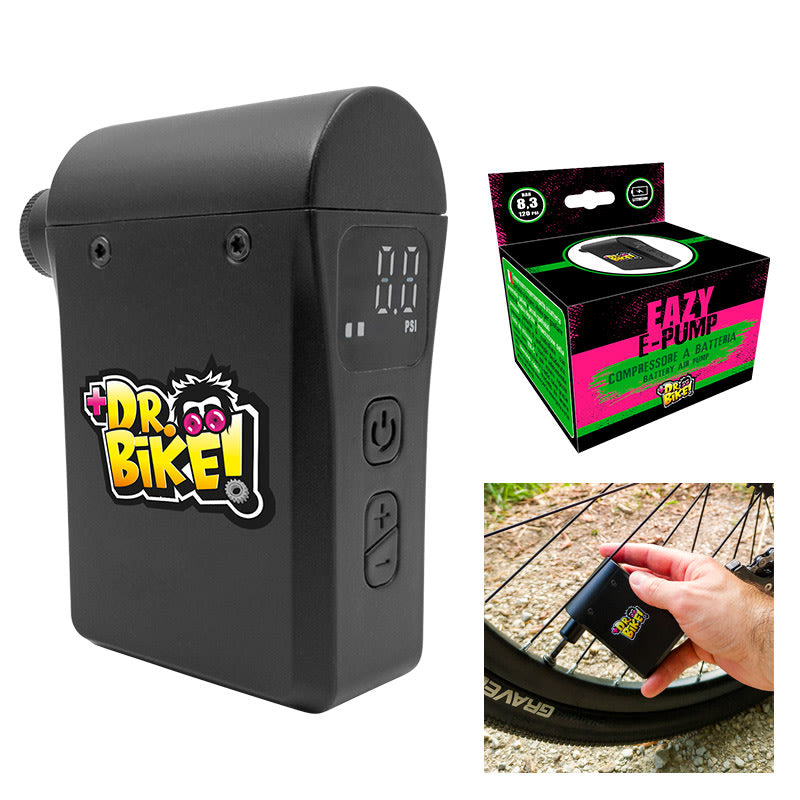 Mini przenośny kompresor powietrza DR.BIKE z akumulatorem