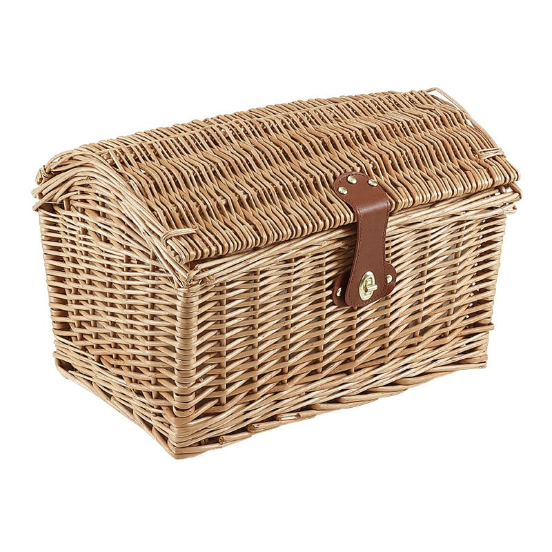 SMALL Rear Basket 35x21x22cm like Box in Brown Wicker