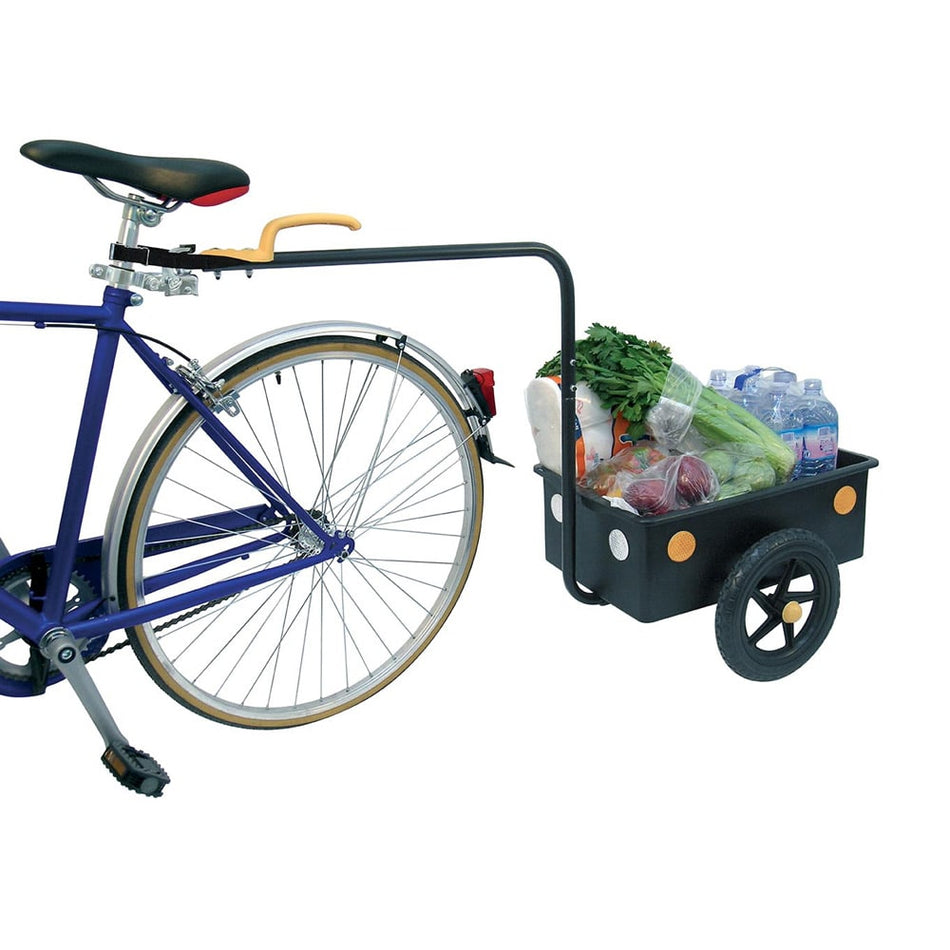 Wózek na rzeczy ECO TRAILER MAXI 60l szybkie mocowanie czarny