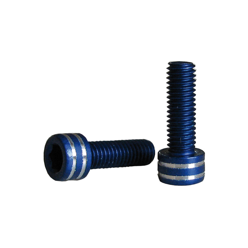 Śruby do uchwytu na bidon M5x15mm (2 sztuki) niebieskie
