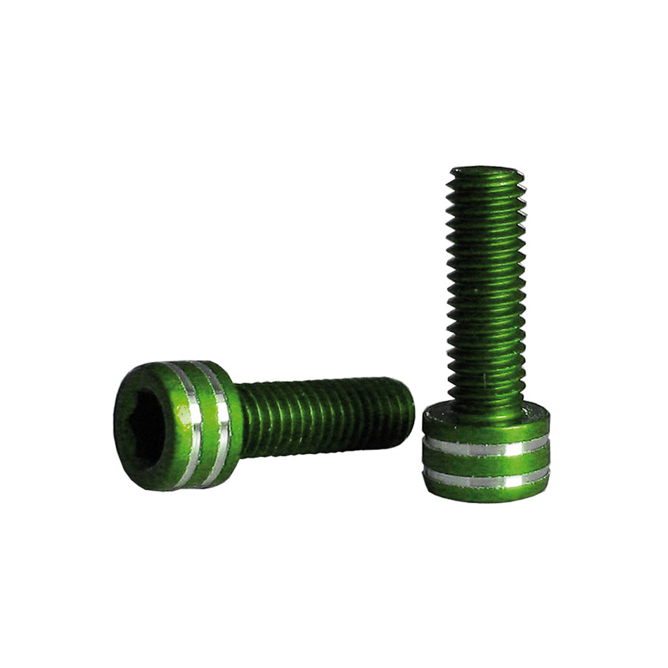 Śruby do uchwytu na bidon M5x15mm (2 sztuki) zielone