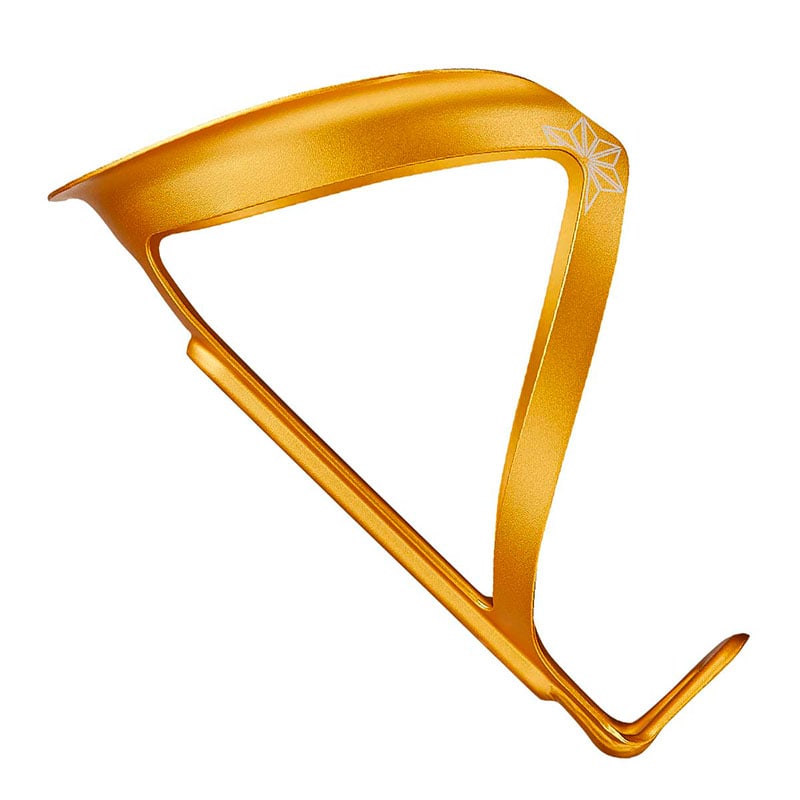 FLY CAGE Bottle Cage in Gold Anodized Aluminum 18g