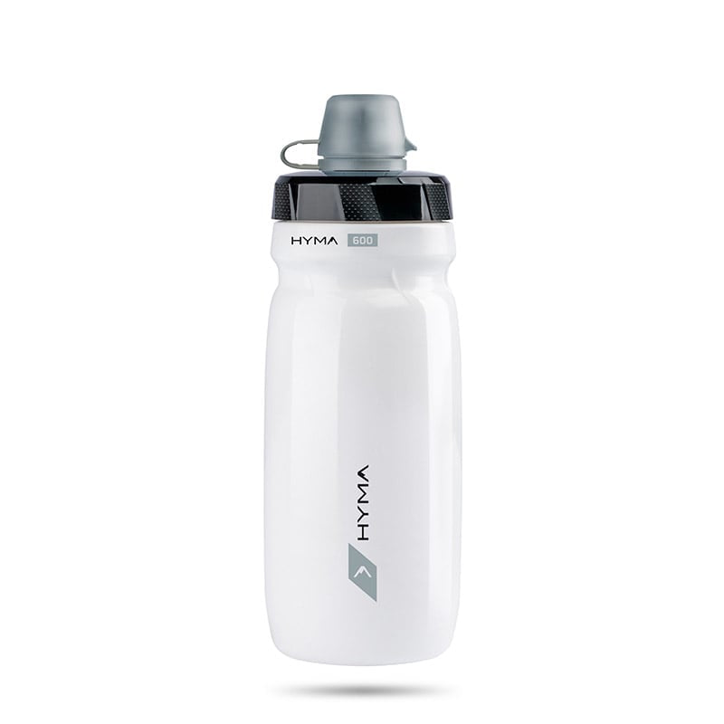 Bidon HYMA 600ml biały z osłoną na korek