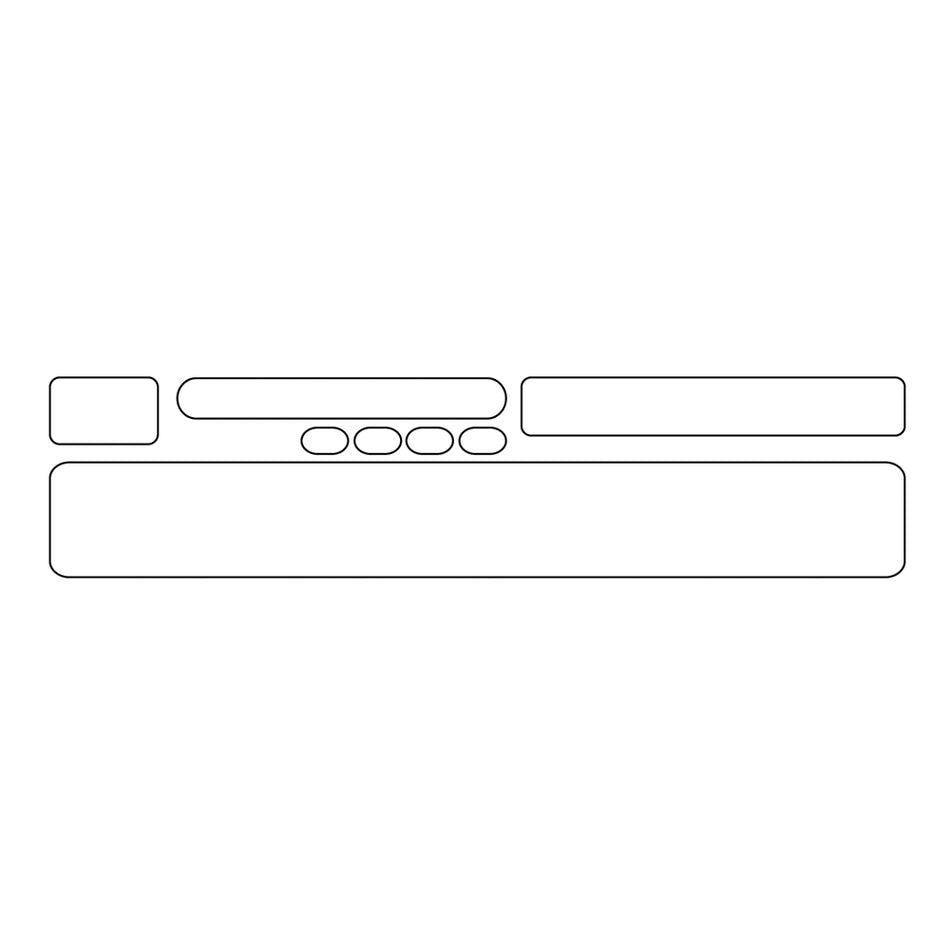 Universal Frame Protection for 3M Thickness: 0.5mm (KIT 8 Pieces)
