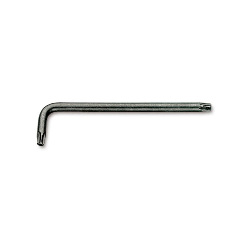 Klucz TorX zgięty T20 brunatny z otworem
