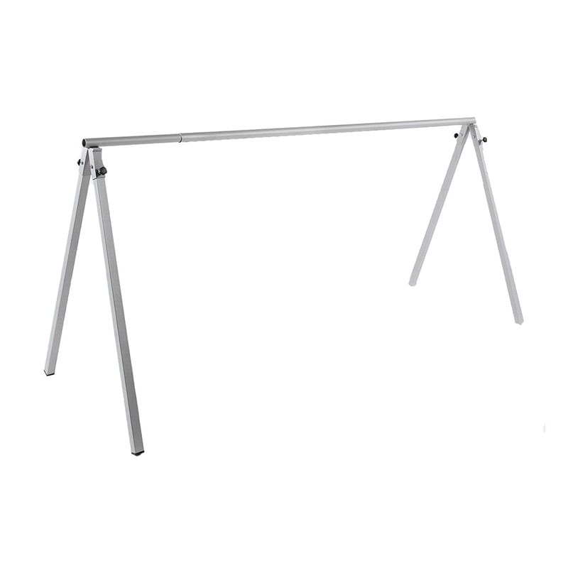 Ekspozytor poziomy 110x80cm x Długość: 180/300cm 5-8 rowerów Szary