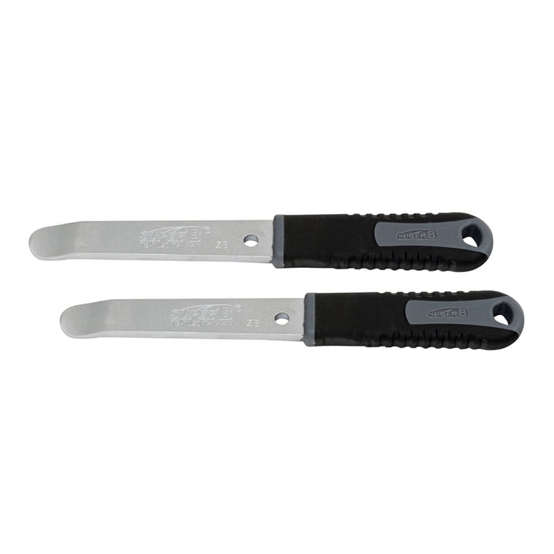 Extra-Long Steel Tire Lever KIT with Handle (2 Pieces)