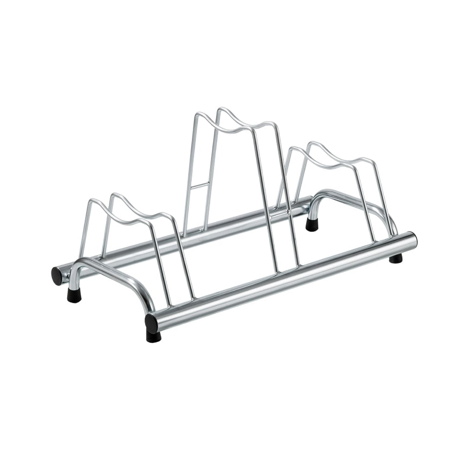 Półka Premium na 3 Miejsca 77x42x41cm ze Stali Srebrna