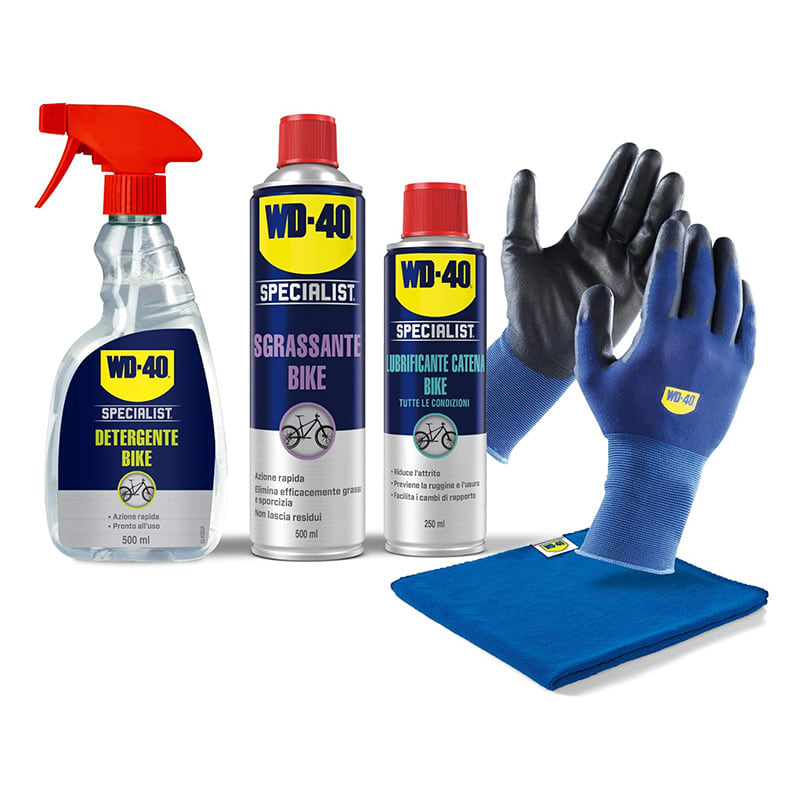 ZESTAW BIKE WD40 (3 szt.: środek czyszczący\odtłuszczacz\smar + gratis)