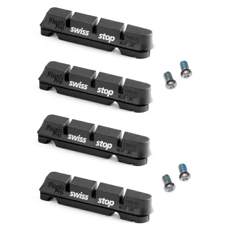 Set of 4 SwissStop FlashPro Original Black Brake Pads