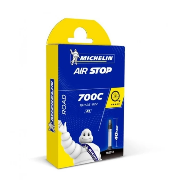 Michelin Air Stop A1 Inner Tube 700x18/25 Presta Valve 40mm