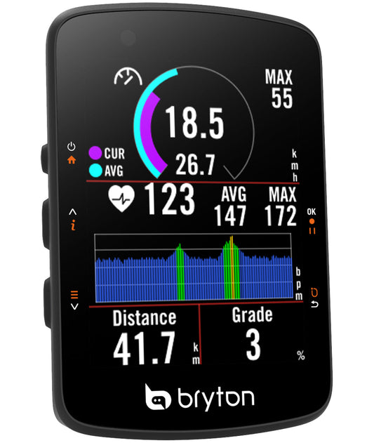 Bryton Rider 550D z CAD i HRM
