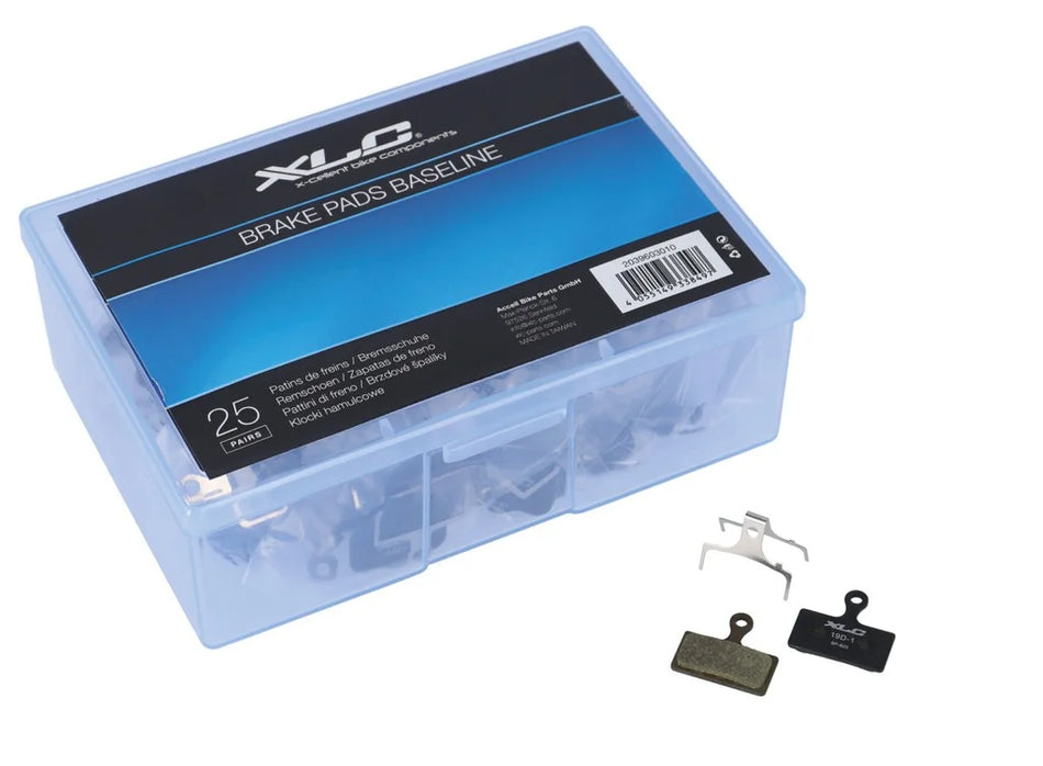Klocki hamulcowe tarczowe Xlc Shimano XT-XTR BR-M985 Zestaw warsztatowy 25 par