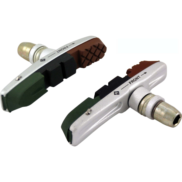 Alligator - Para klocków i mocowań hamulca V-brake 72mm potrójna mieszanka