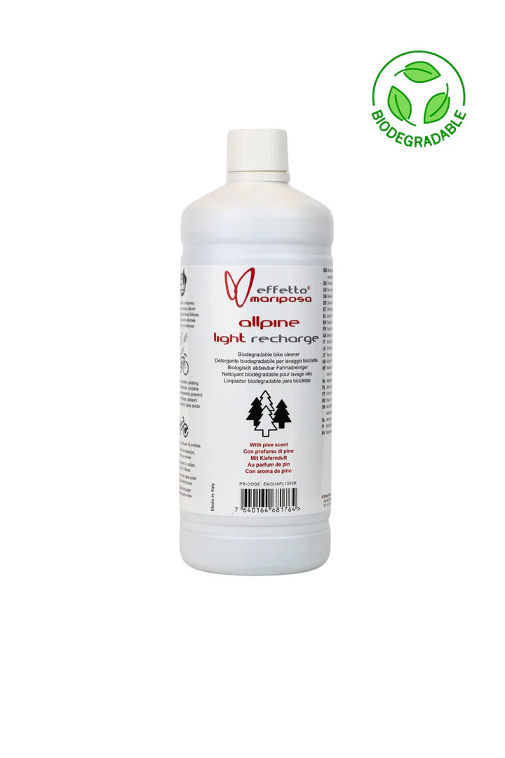 Biodegradowalny środek czyszczący do rowerów Allpine Light Efekt Mariposa 1000ml