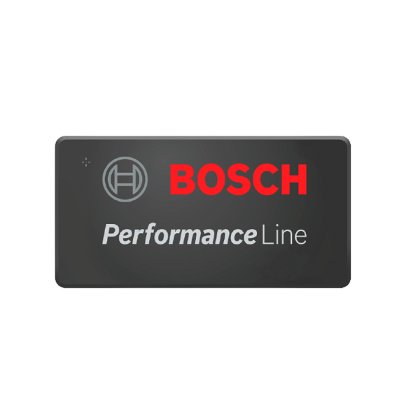 Bosch - Cover with Performance logo, rectangular black. For drive unit with manufacturer-specific covers