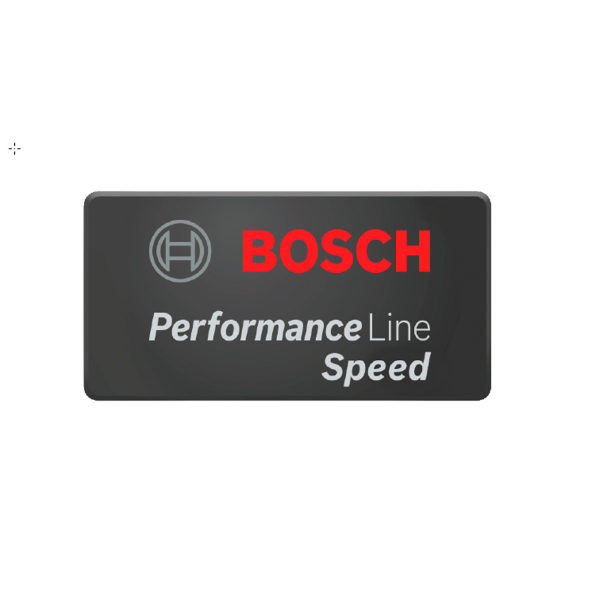 Bosch - Cover with Performance CX logo, rectangular, black. With unmounted covers. Adapter 1.270.015.122 required