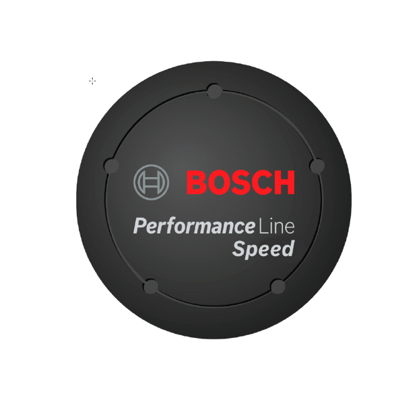Bosch - Cover with Performance Speed logo, black. With mounted covers.