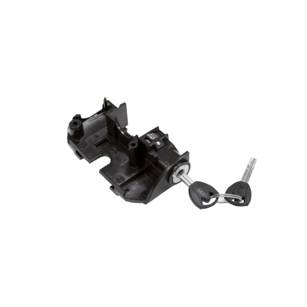 Bosch - Plus Lock Cylinder for Rack Battery Gen. 2 Bosch Abus Includes a lock block, two keys, and a code card.