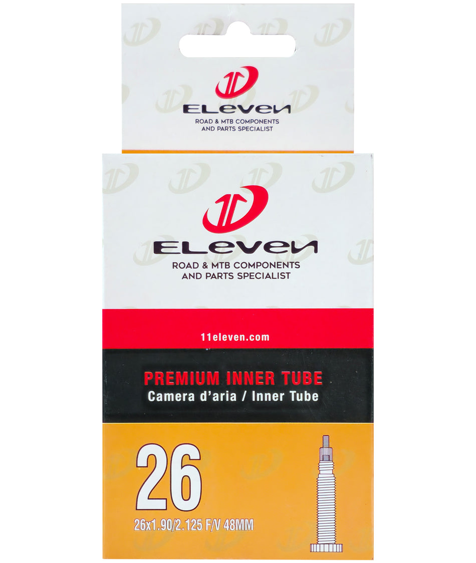 Eleven inner tubes 26" x 1.90/2.125"