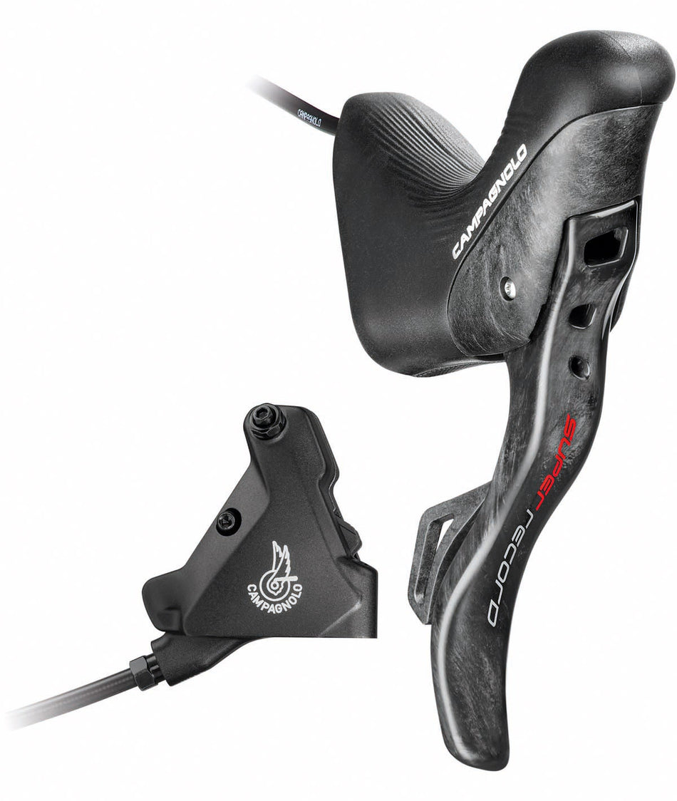 Campagnolo Ergopower DB Right Super Record EPS 12v. + Rear Caliper 140 with Oil