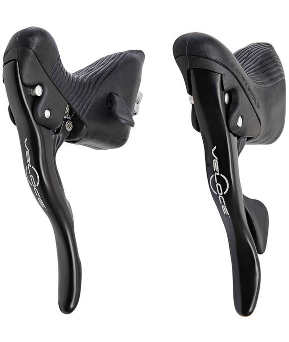 Campagnolo Ergopower Veloce Power Shift 10s shifters.
