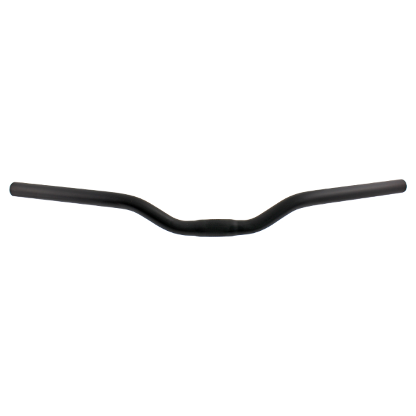Easy - FOUR CURVE - 590 mm, satin black, rise 25 mm Handlebar