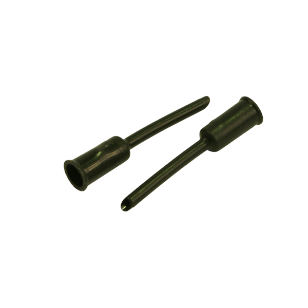 Elvedes - CABLE END CAPS WITH EXTENSION - PACK OF 50 PIECES, PVC, Ø 5MM BRAKE, BLACK