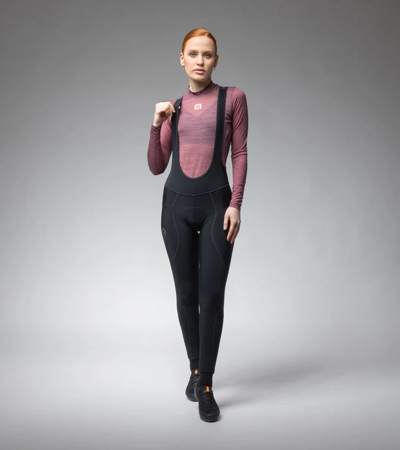 Damskie ocieplane getry Alé Solid Essential 2025