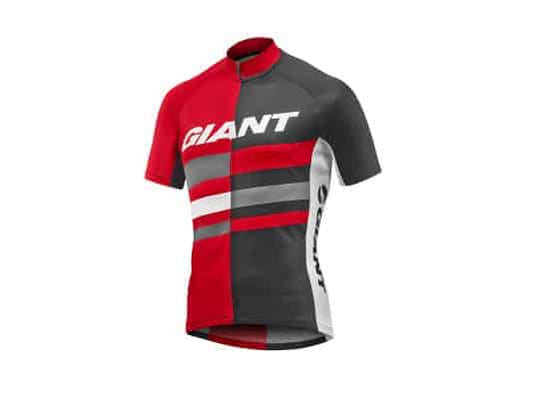 Giant achtervolging SS Jersey Shirt Red-Black-White Color