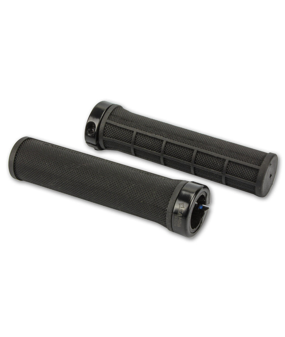 Campa Bros OS KOMBAT Black Grips with Lock Ring