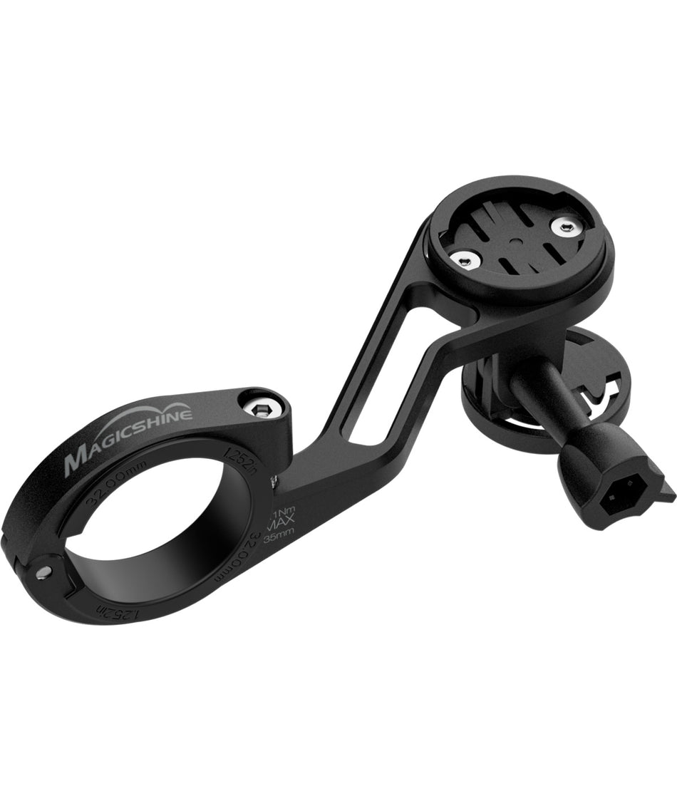Magicshine multifunctional aluminum front mount for handlebar with adapters