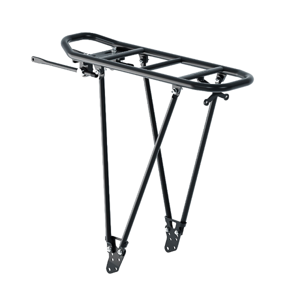 Racktime - tylny bagażnik aluminiowy FOLDIT REGULOWANY 2.0 SnapIT2.0 - 24"-26"-28"-29", czarny