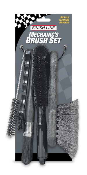 Finish Line Mechanic's Brush Set Professional Brush Kit