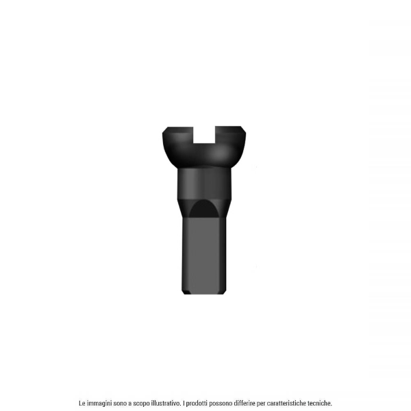 Sapim - 16 mm double head nipple anodized black for use on rims with internal tension adjustment (pack of 100 pieces). Aluminum