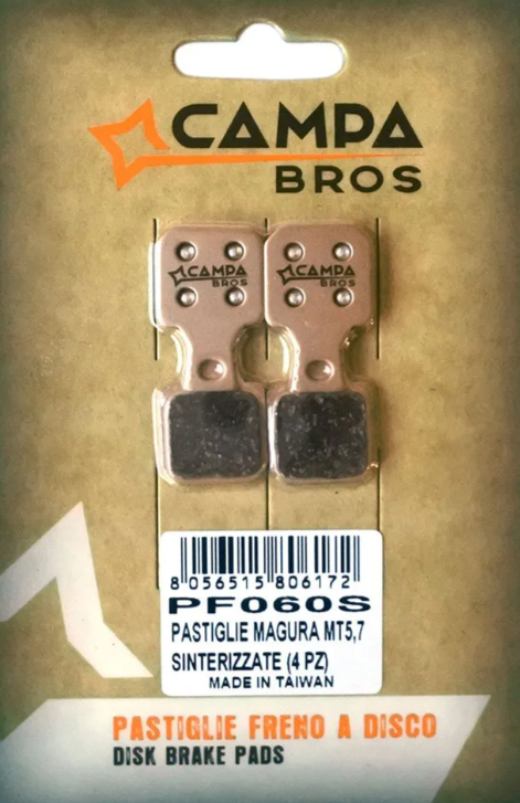 Sinterowane klocki Campa Bros PF060S Magura MT5,7 (4 sztuki)