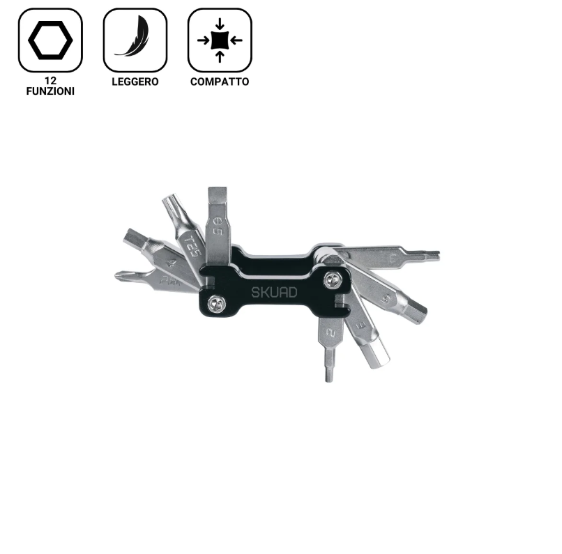 Skuad Mini Compact 12-in-1 Multitool