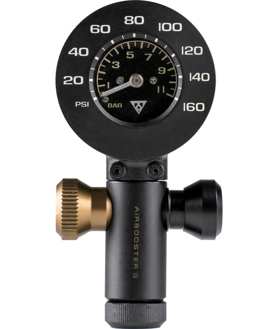 Airbooster Topeak CO2 G+ 2 w 1 manometr 11 bar/160 psi