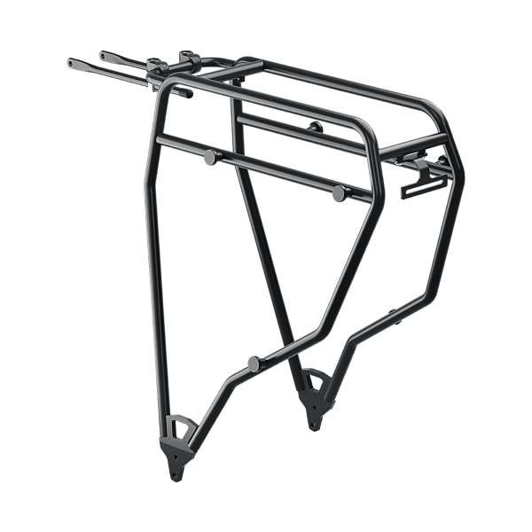 Tubus - tylny bagażnik stalowy PADUA kompatybilny z systemem Ortlieb QL3.1 - 28", czarny