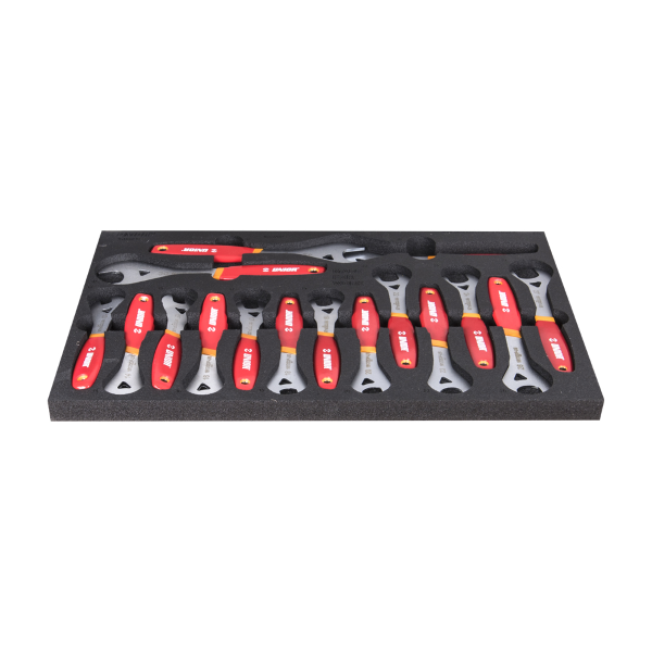 Unior - Tool set 1600SOS16-US in SOS tray for narrow drawer cabinet