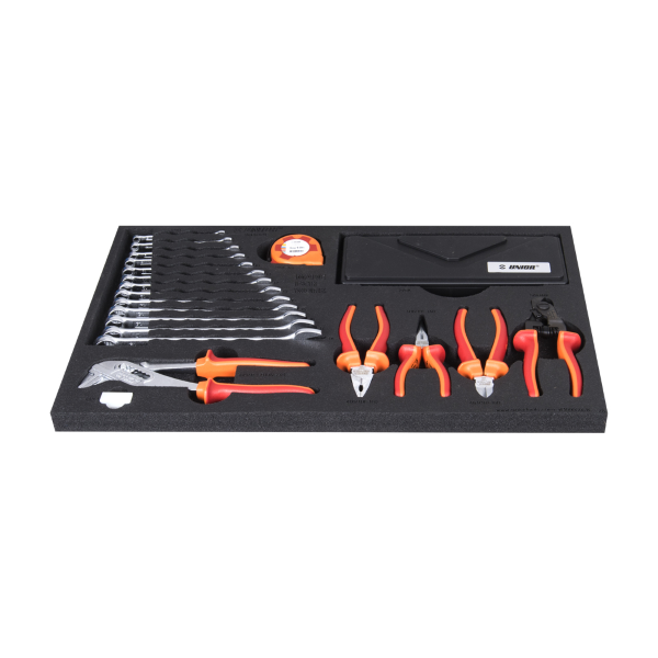 Unior - Tool set 1600SOS14-US in SOS tray for narrow drawer cabinet