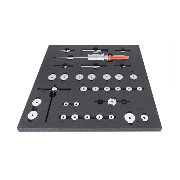 Unior - Tool set SET-2600E-US in SOS tray for wide drawer - Bearing tools