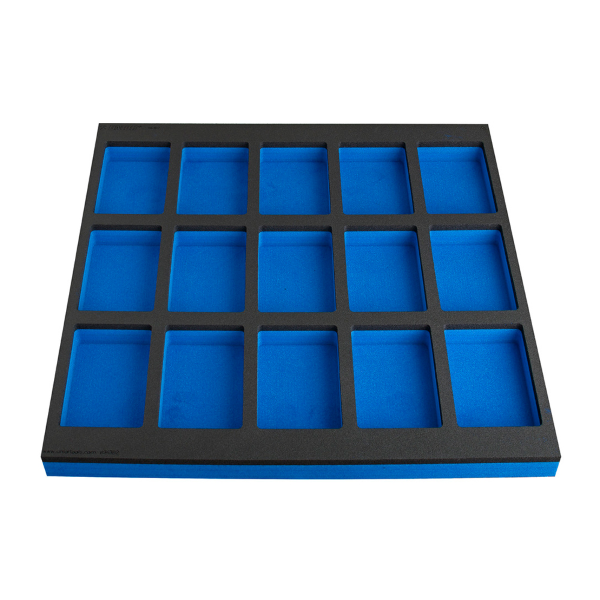 Unior - Empty perforated tray 15 compartments VL990WD2 for wide drawer cabinet