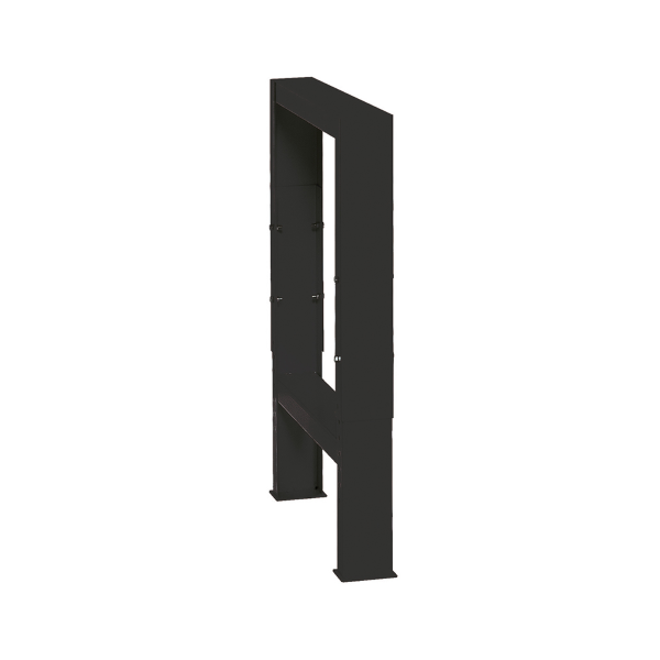 Unior - Adjustable leg 990LA-BLACK for modular bench - Black, 100 x 650 x 690 x 1100 mm
