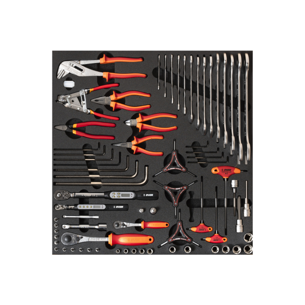 Unior - Tool set SET4-2600AC in SOS tray for wide drawer - Clamping tools and pliers