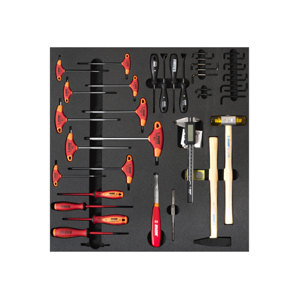 Unior - Tool set SET1-2600D in SOS tray for wide drawer - Fork maintenance and repair tools